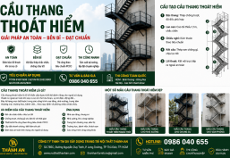 Cầu Thang Thoát Hiểm – Lối Ra An Toàn Khi Sự Cố Xảy Ra