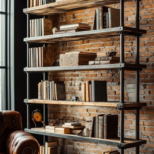 Kệ sách decor