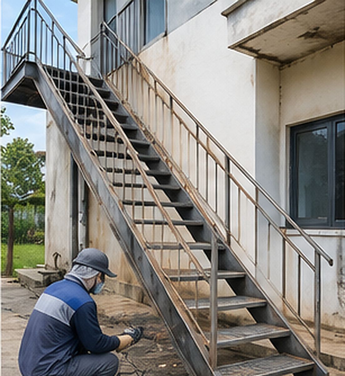 Vệ sinh và xử lý gỉ sét