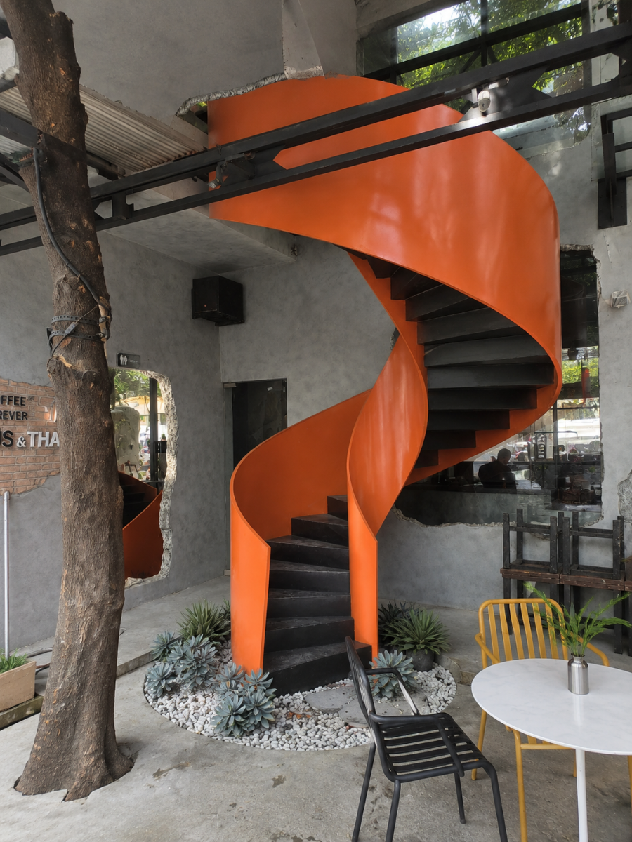 Cầu Thang Cho Quán Cafe