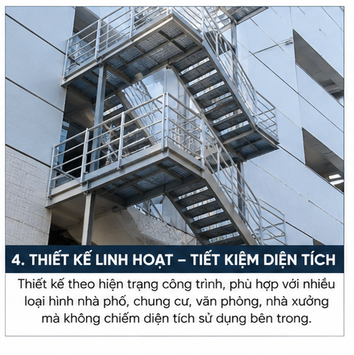 Hình 4 – Thiết kế linh hoạt, tiết kiệm diện tích